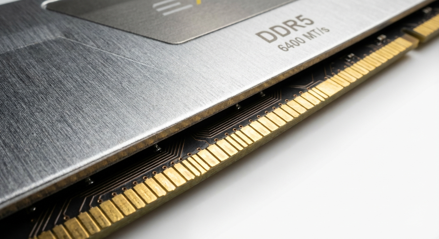 DDR5 RAM label detail