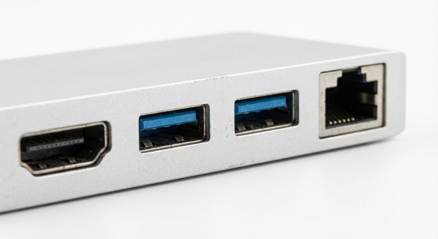 USB-C Dock rear ports